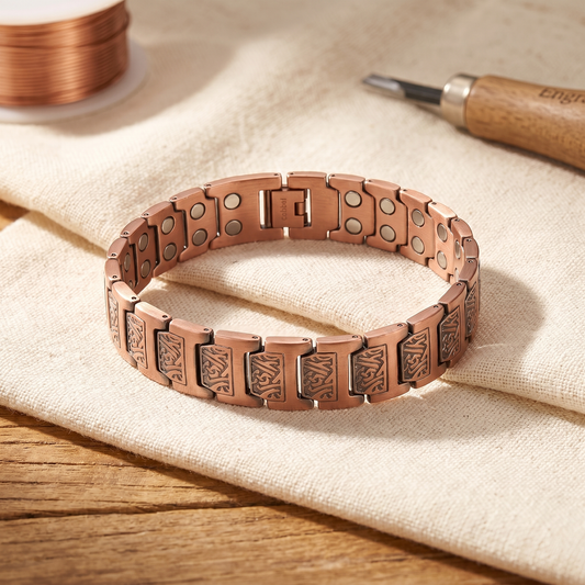 Ayurveda Heritage Glen Men's Copper Bracelet