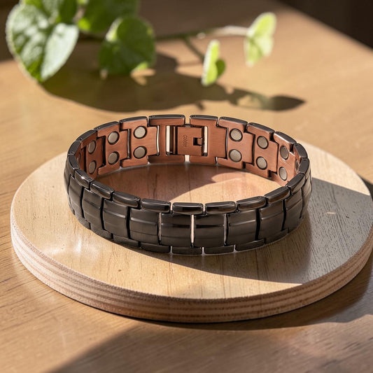 Ayurveda Heritage Ochre Men's Copper Bracelet