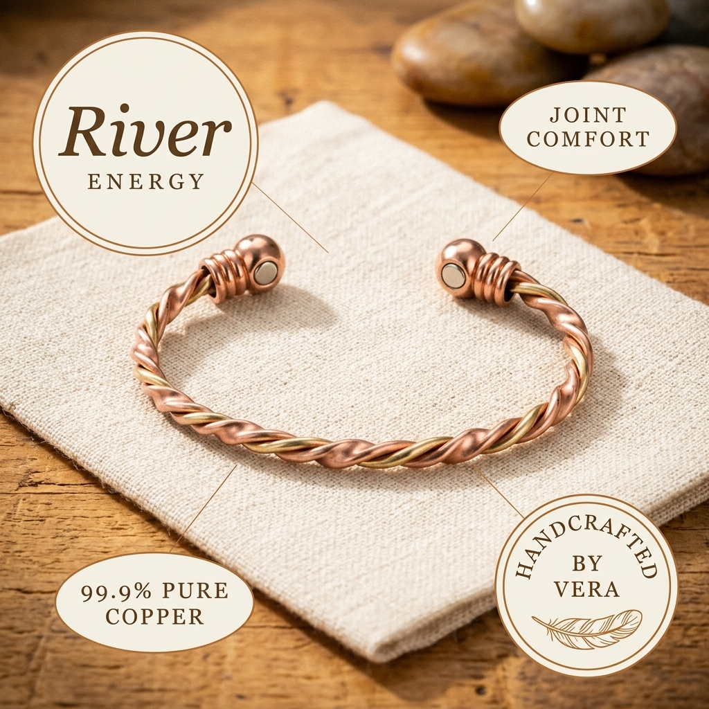 Ayurveda Heritage River Copper Bracelet
