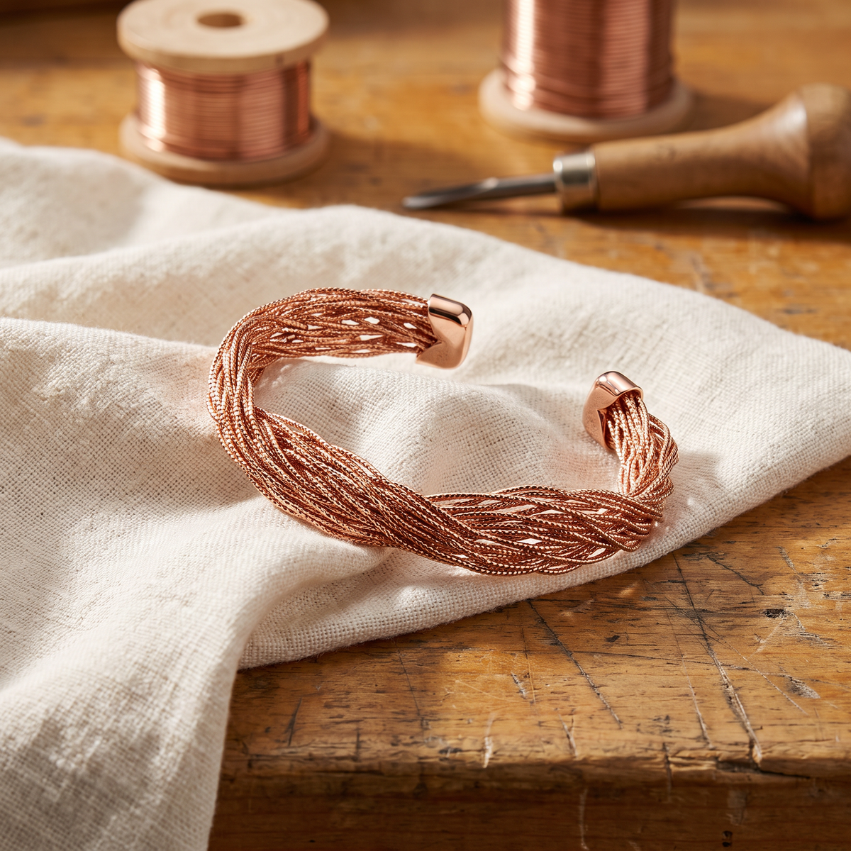 Ayurveda Heritage Finch Copper Bracelet