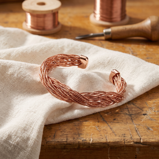 Ayurveda Heritage Finch Copper Bracelet