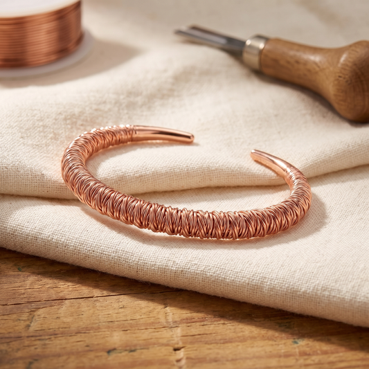 Ayurveda Heritage Fjord Copper Cuff