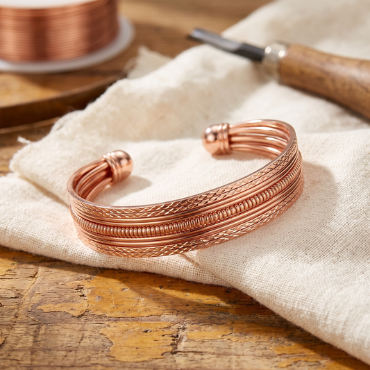 Ayurveda Heritage Bracken Copper Bracelet