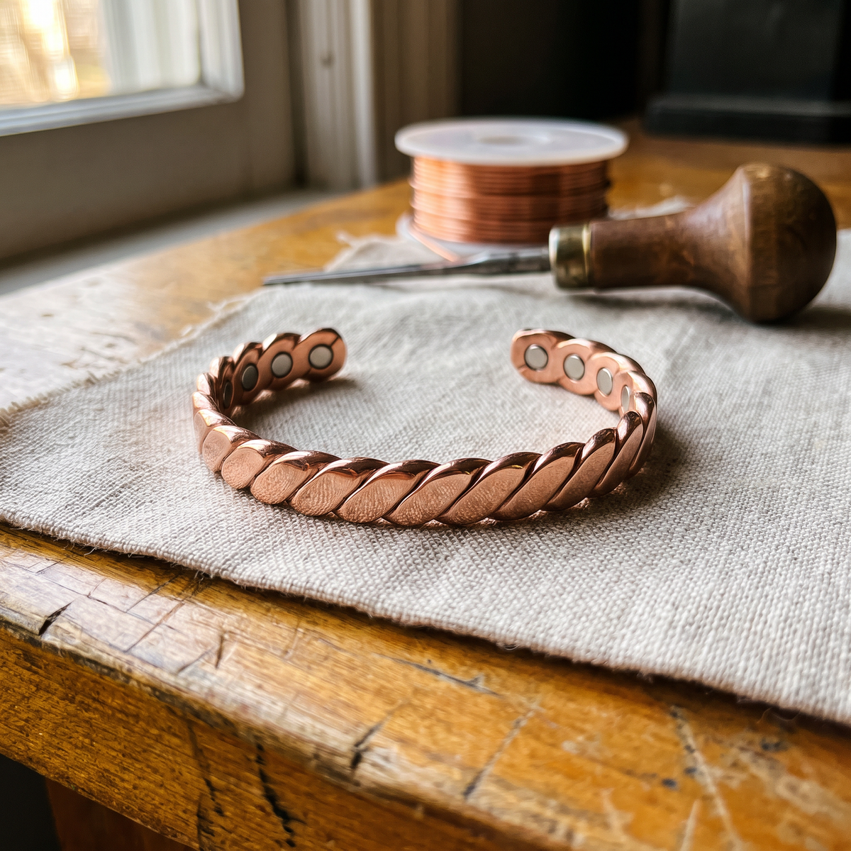 Ayurveda Heritage Bough Copper Bracelet