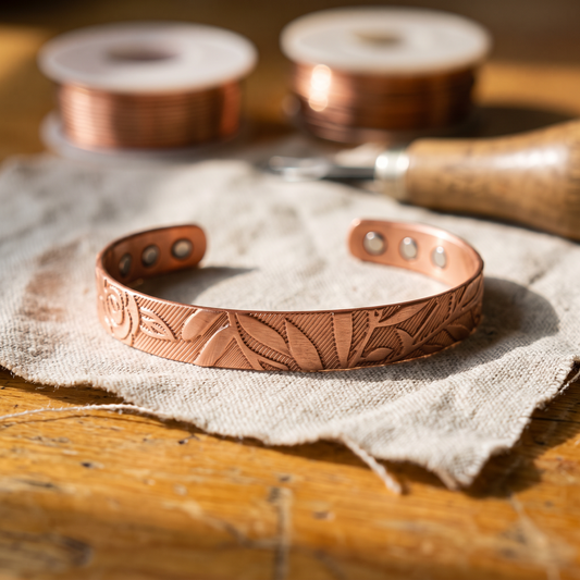 Ayurveda Heritage Grove Copper Bracelet