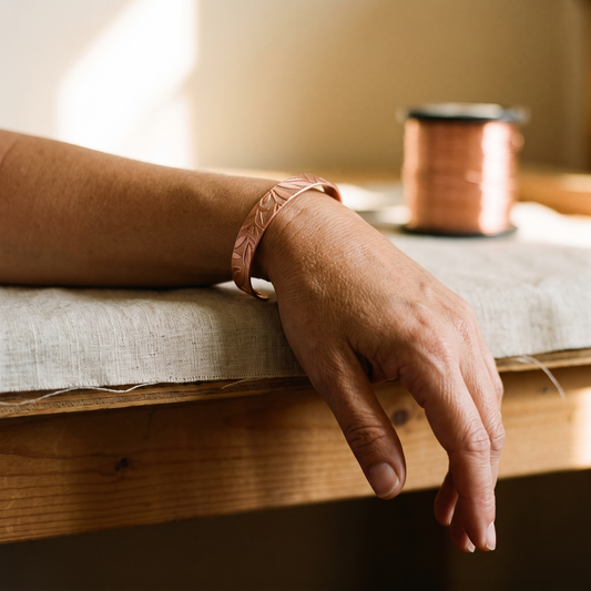 Ayurveda Heritage Grove Copper Bracelet