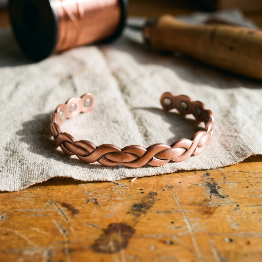 Ayurveda Heritage Loom Copper Bracelet