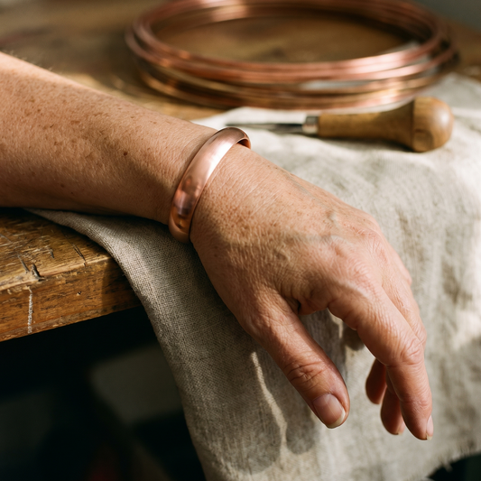 Ayurveda Heritage Tide Copper Bracelet