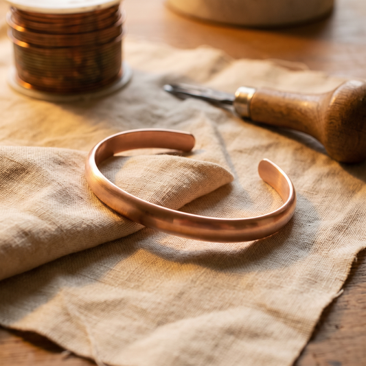 Ayurveda Heritage Flow Copper Bracelet