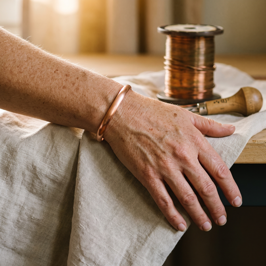 Ayurveda Heritage Flow Copper Bracelet