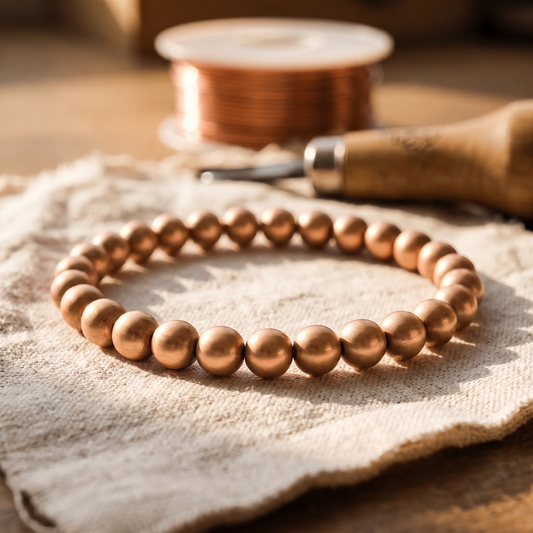Ayurveda Heritage Bark Copper Bracelet