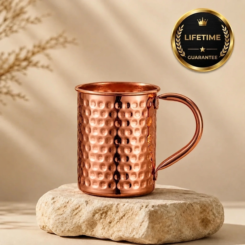 Hammered Copper Mug