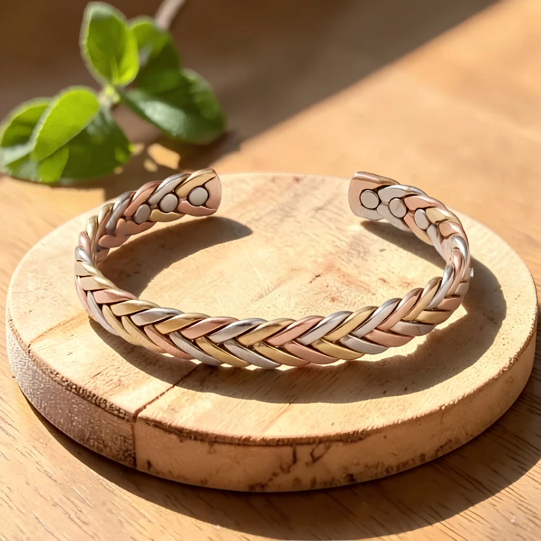 Ayurveda Heritage Stone Copper Bracelet